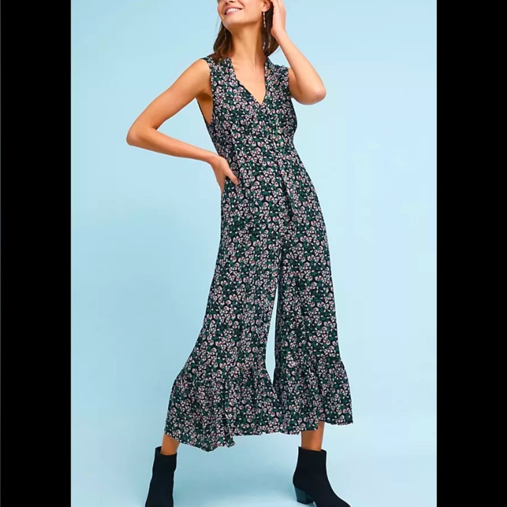 Anthropologie Mauve Ansonia Jumpsuit (10) - Picture 1 of 8